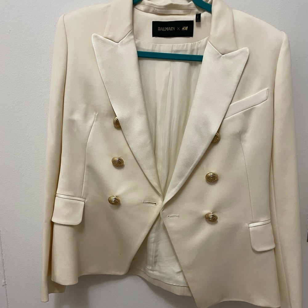 Balmain x HM blazer